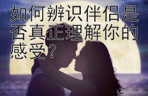 如何辨识伴侣是否真正理解你的感受？