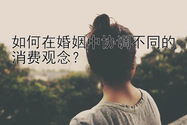 如何在婚姻中协调不同的消费观念？