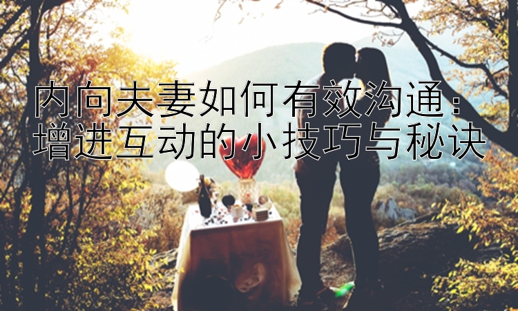 内向夫妻如何有效沟通：增进互动的小技巧与秘诀